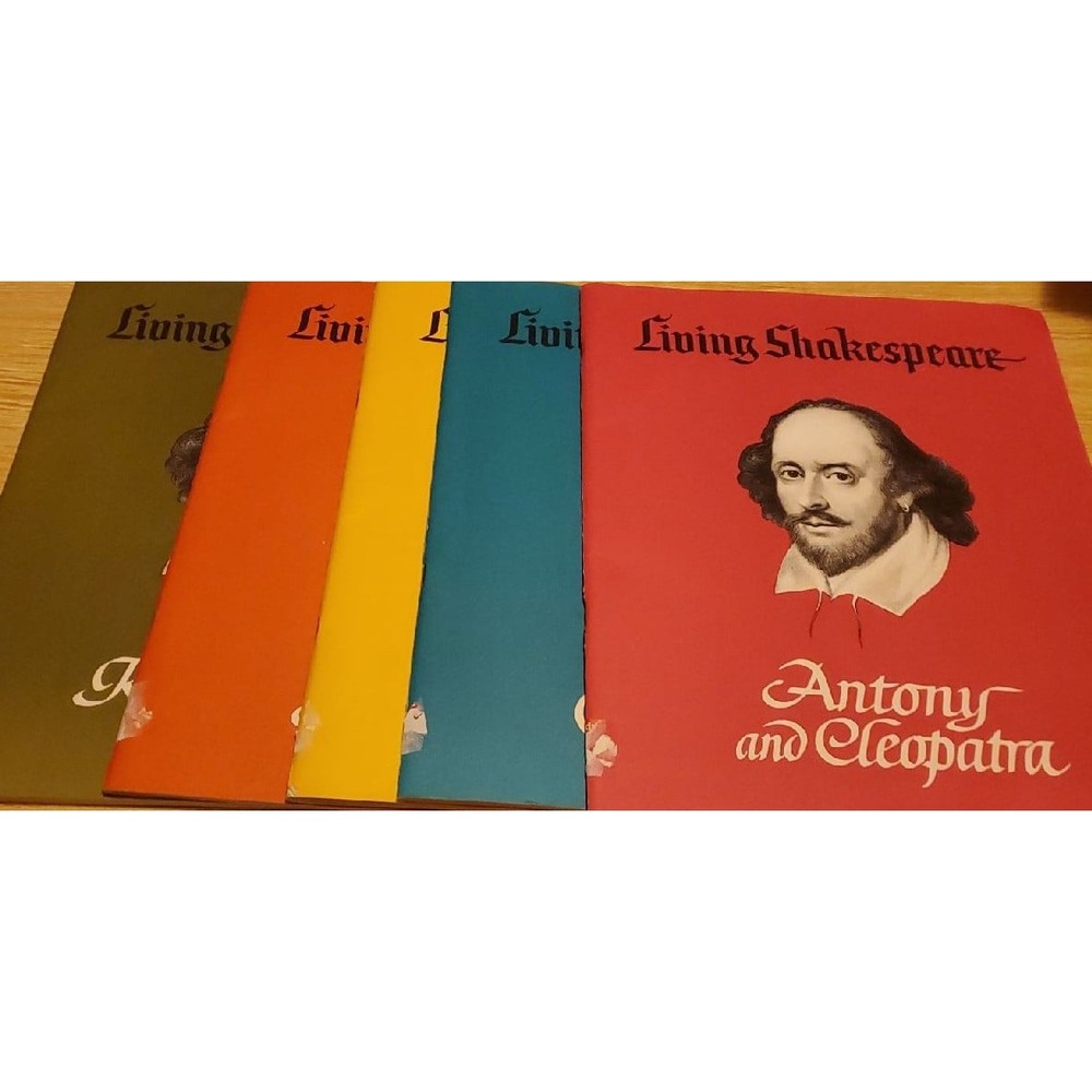 Vintage 1960s Living Shakespeare Paperback Book‎ Set